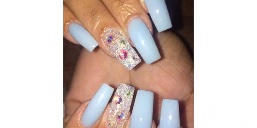 Sky blue acrylic sets