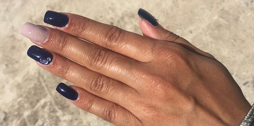 Navy blue gel overlays