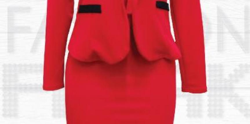 Red formal 2 piece