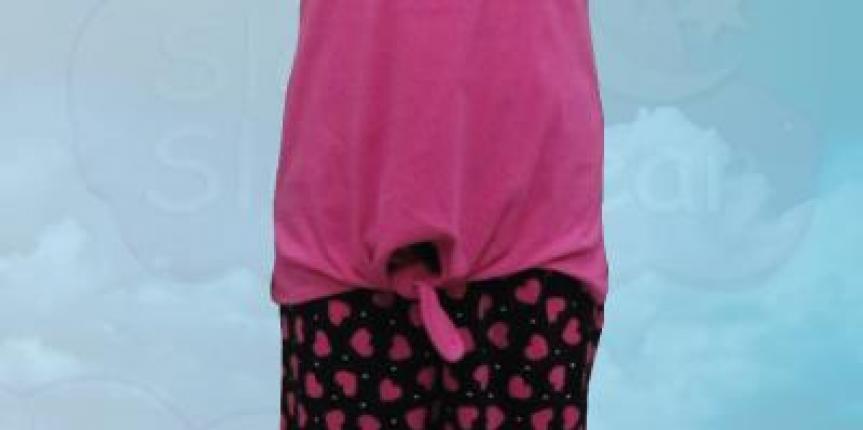 Pink kiddies pajama set