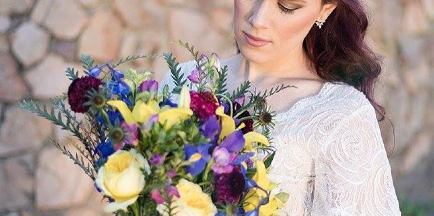 Flower girl hair