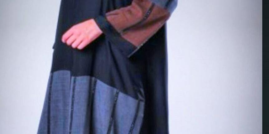 Denim look abaya