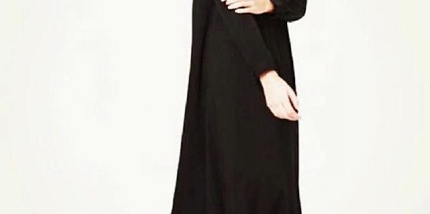 Kiddies black abaya