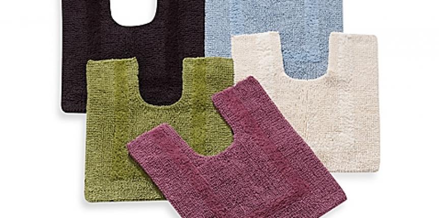 Variety colored bathroom rugs