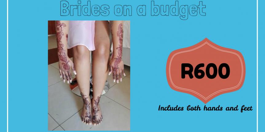 elegant bridal henna package