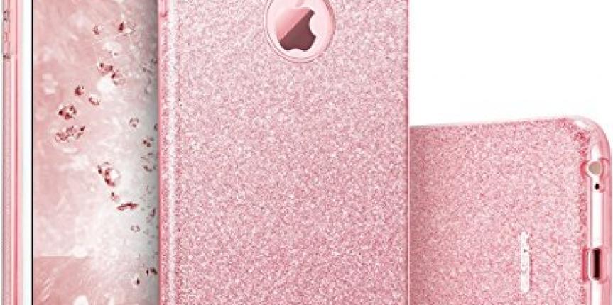 Pink glitter case